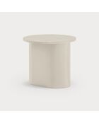 Table d'appoint Totem sable - 50x50x45cm