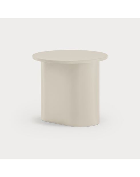 Table d'appoint Totem sable - 50x50x45cm