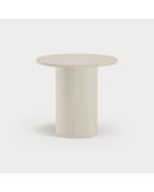 Table d'appoint Totem sable - 50x50x45cm
