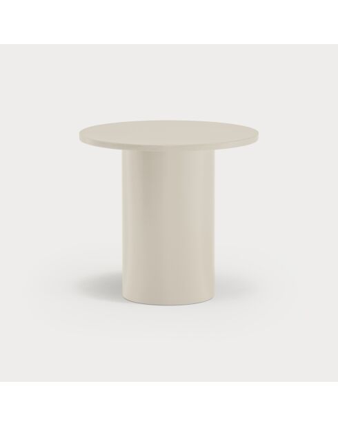 Table d'appoint Totem sable - 50x50x45cm