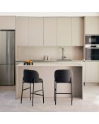 Tabouret Mogi 107-9035 noir - 65cm