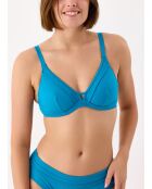 Triangle Grace blaues Bikinioberteil