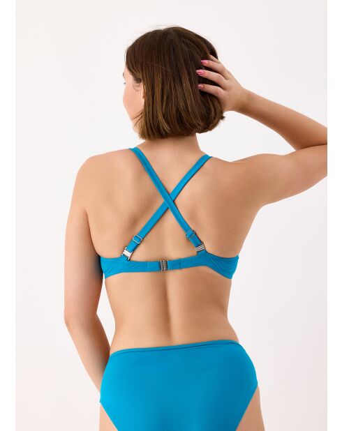 Triangle Grace blaues Bikinioberteil