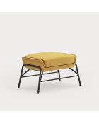 Pouf Sadira moutarde - 69x43x43cm