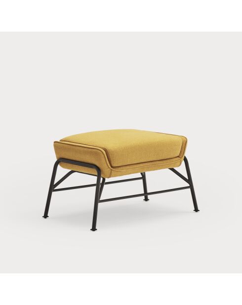 Pouf Sadira moutarde - 69x43x43cm