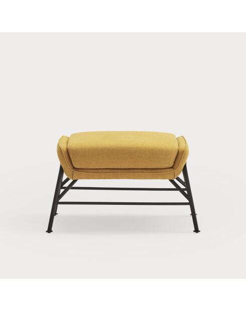 Pouf Sadira moutarde - 69x43x43cm
