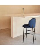 Tabouret Mogi 66164 bleu marine - 65cm