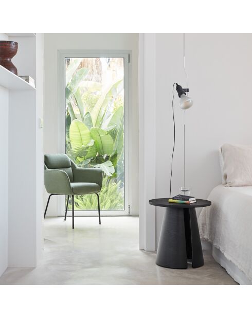 Table d'appoint Cep noire - 50x50x50.1cm