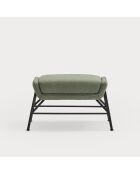 Pouf Sadira gris vert - 69x43x43cm