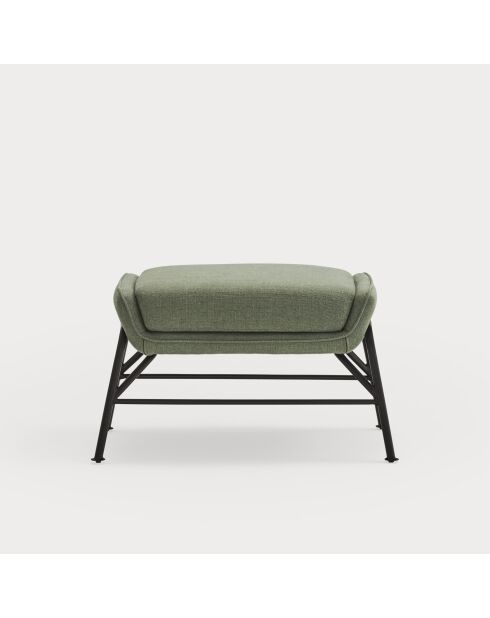 Pouf Sadira gris vert - 69x43x43cm