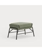 Pouf Sadira gris vert - 69x43x43cm