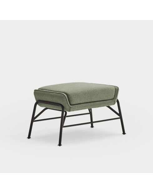Pouf Sadira gris vert - 69x43x43cm