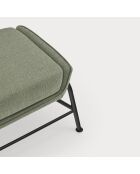 Pouf Sadira gris vert - 69x43x43cm