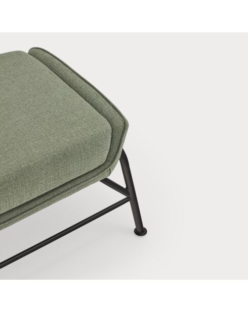 Pouf Sadira gris vert - 69x43x43cm