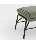 Pouf Sadira gris vert - 69x43x43cm