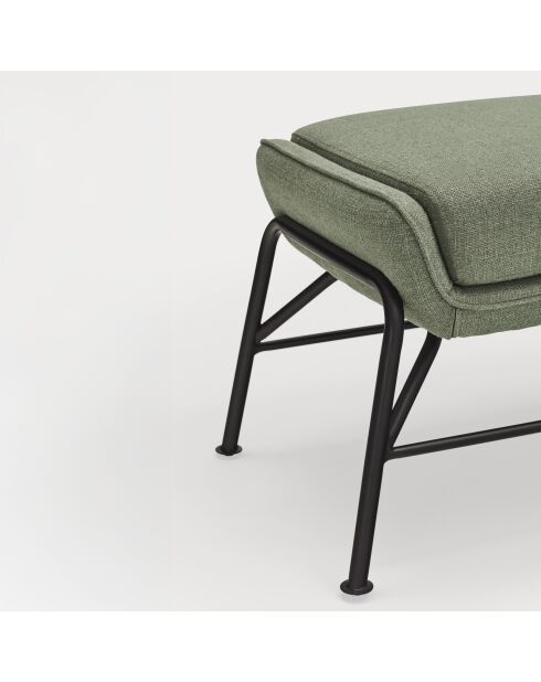 Pouf Sadira gris vert - 69x43x43cm