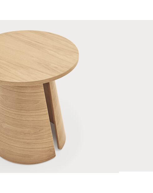 Table d'appoint Cep naturelle - 50x50x50.1cm