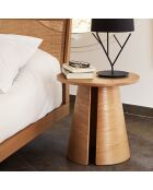 Table d'appoint Cep naturelle - 50x50x50.1cm