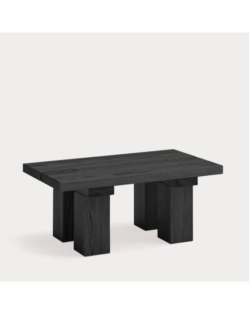 Table basse Banda noire - 80x45x35cm