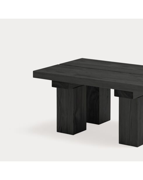 Table basse Banda noire - 80x45x35cm