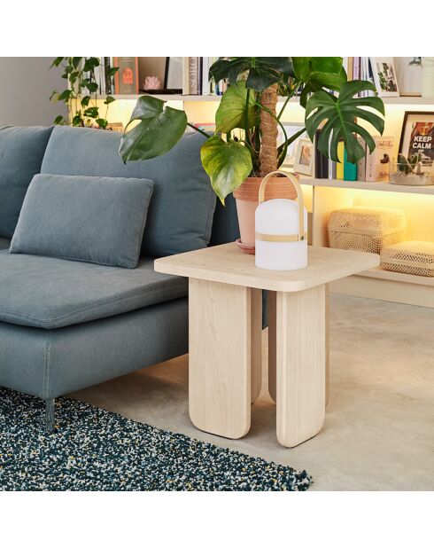 Table d'appoint Arq naturel clair - 480x480x480cm