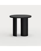 Table d'appoint Nori noire - 60x45x55cm