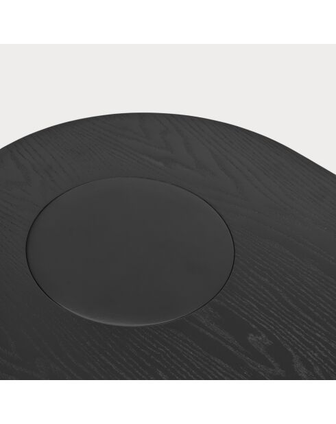 Table d'appoint Nori noire - 60x45x55cm