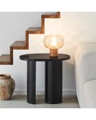 Table d'appoint Nori noire - 60x45x55cm