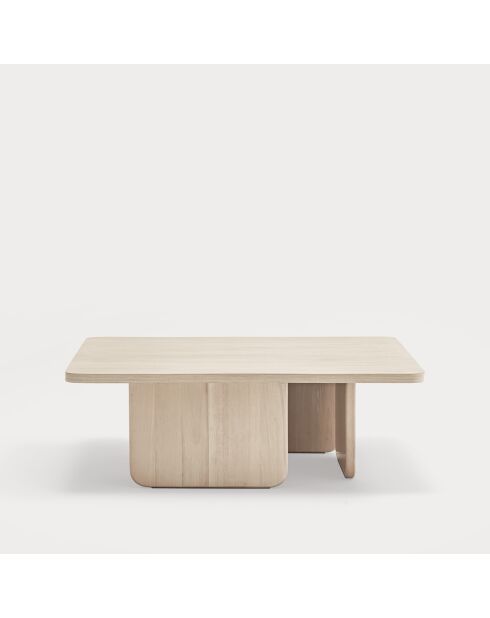 Table basse Arq naturel clair - 1000x1000x350cm