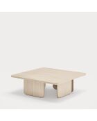 Table basse Arq naturel clair - 1000x1000x350cm