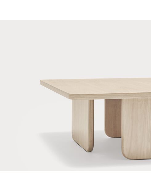 Table basse Arq naturel clair - 1000x1000x350cm