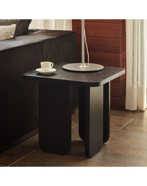 Table d'appoint Arq noire - 480x480x480cm