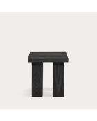 Table d'appoint Banda noire - 45x45x45cm