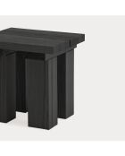 Table d'appoint Banda noire - 45x45x45cm