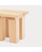 Table d'appoint Banda naturelle - 45x45x45cm