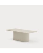 Table basse rectangulaire Totem sable - 110x50x36cm