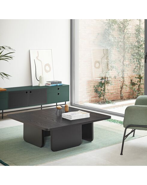 Table basse Arq noire - 1000x1000x350cm