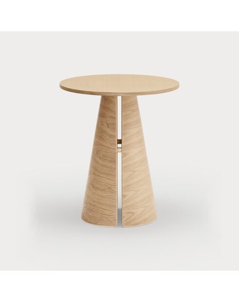 Table d'appoint haute Cep naturelle - 65x65x75cm