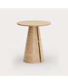 Table d'appoint haute Cep naturelle - 65x65x75cm