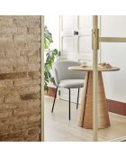 Table d'appoint haute Cep naturelle - 65x65x75cm