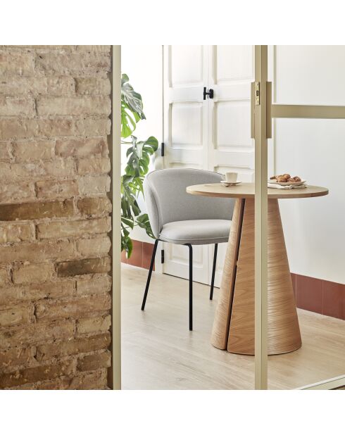 Table d'appoint haute Cep naturelle - 65x65x75cm