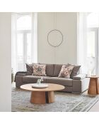 Table basse ronde Cep naturelle - 110x110x36.5cm