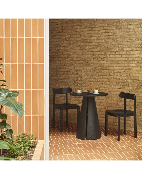 Table d'appoint haute Cep noire - 65x65x75cm