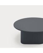 Totem ronde salontafel antracietgrijs - 110x110x36cm