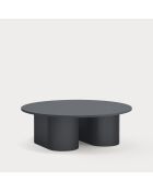 Totem ronde salontafel antracietgrijs - 110x110x36cm