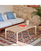 Table basse Atlas naturel clair - 110x60x40cm