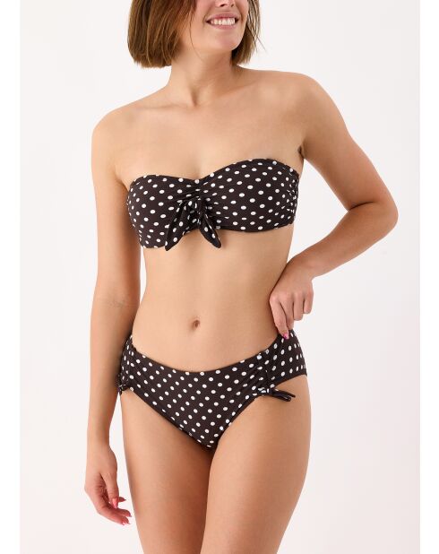 Monica braunes Bandeau-Bikinioberteil