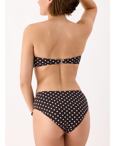 Monica braunes Bandeau-Bikinioberteil