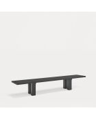 Banda schwarze Bank - 260x43x45cm