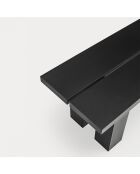 Banda schwarze Bank - 260x43x45cm